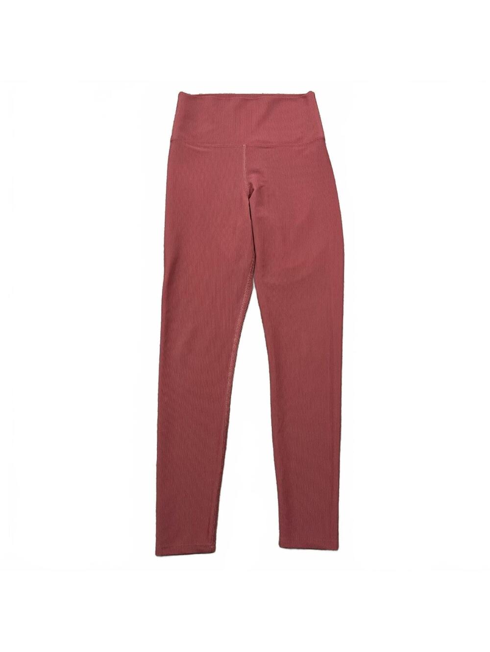Beach Riot Pink Rib High Rise Leggings Size Medium